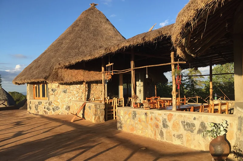 Chef preparing local ingredients