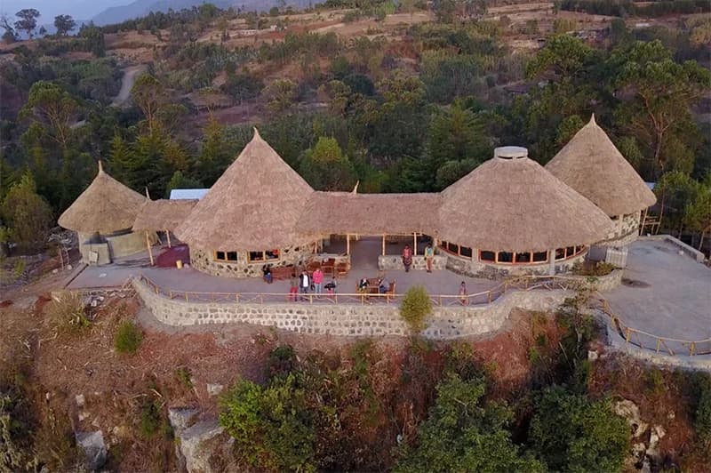 Traditional Dorze bamboo house